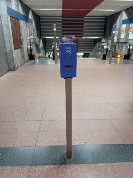 U-Bahn’s minimal turnstile