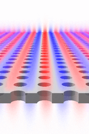 Animation of a BIC in a photonic crystal slab.