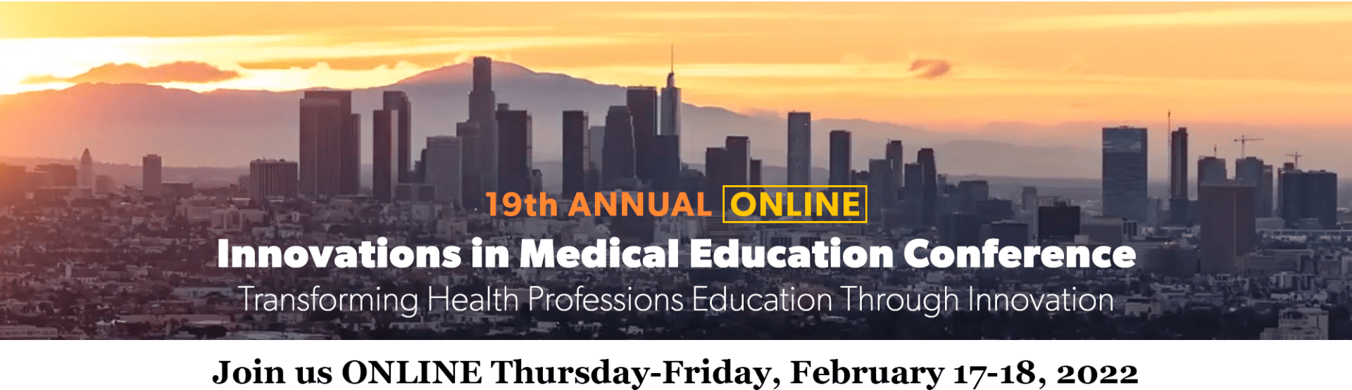 Innovations in Medical Education Online Conference 2022