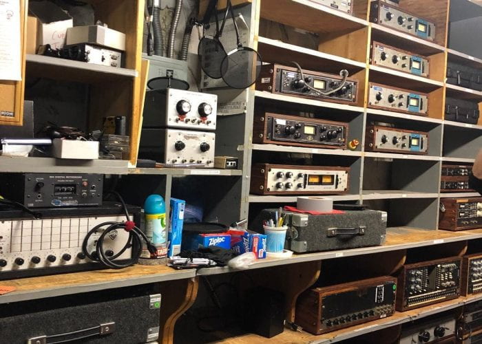 Sunset Sound equipment room