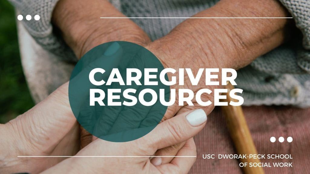 Image titled caregiver resources on a background photo of two hands clasping